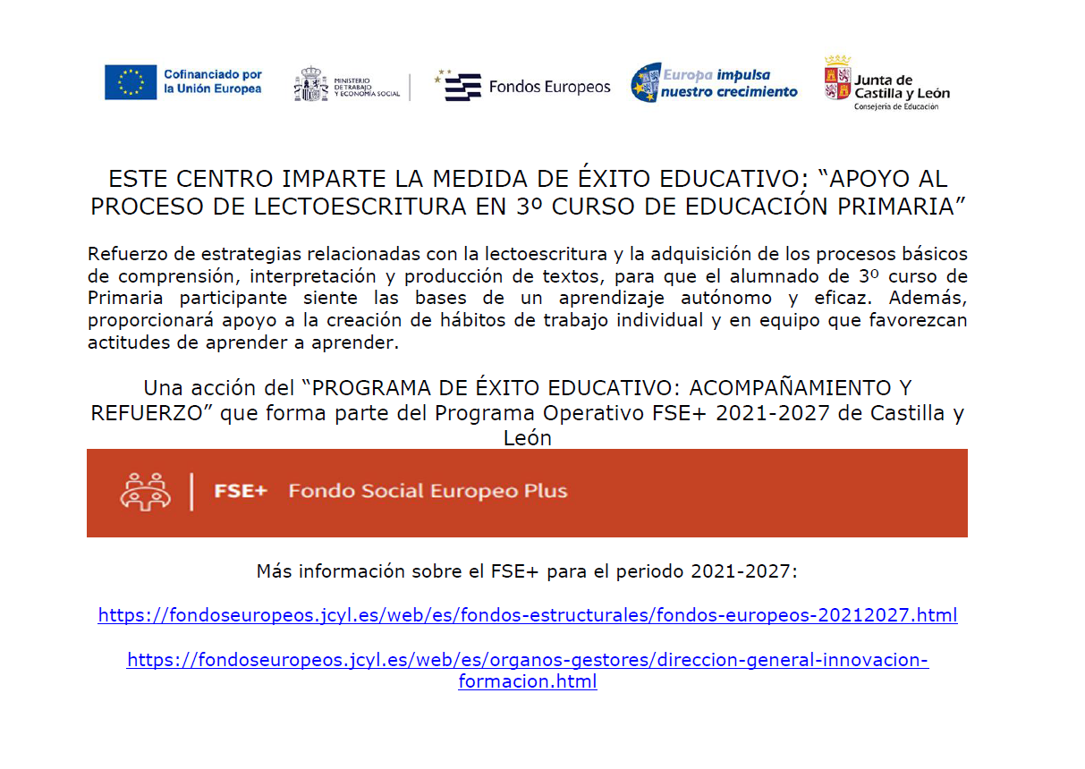 Cartel Fondos Europeos plus